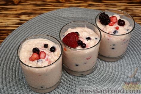 Вариации рецепта ряженки с добавлением фруктов и ягод