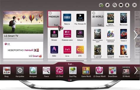 Выбор наилучшей области отображения на телевизоре LG