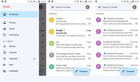 Выбор подходящего клиента для работы с электронной почтой на Android