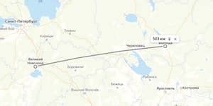 Вычисление расстояния между точками на карте