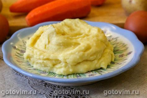 Диетическое картофельное пюре без добавления масла