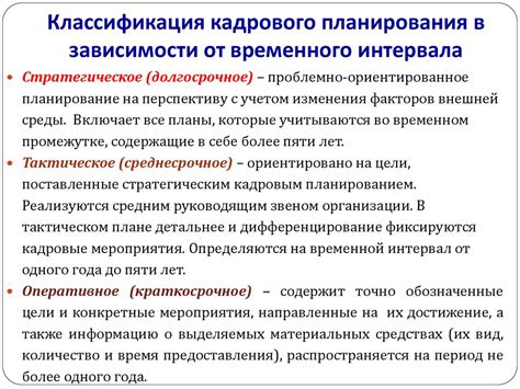 Значение временного планирования в презентации