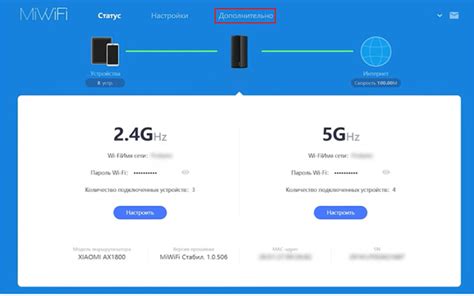 Информация и настройки для входа в систему управления роутером