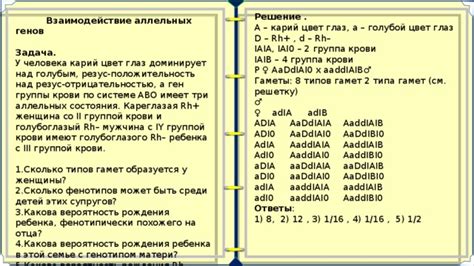Механизмы взаимодействия между группой крови и пигментацией глаз: роль генетических вариаций