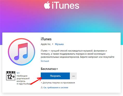 Настройка подключения с использованием программы iTunes