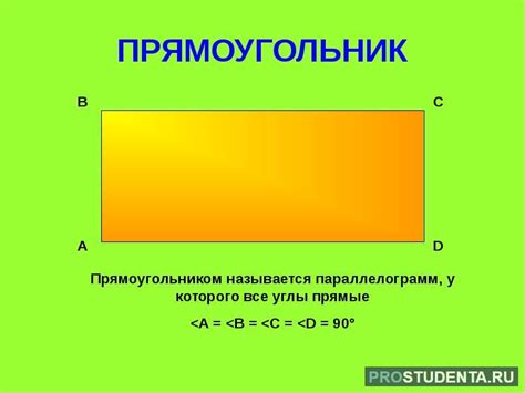 Определение понятия "площадь прямоугольника"