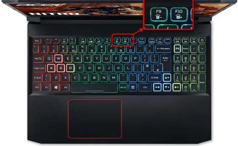 Основные параметры настройки подсветки клавиатуры в Asus TUF Gaming F17