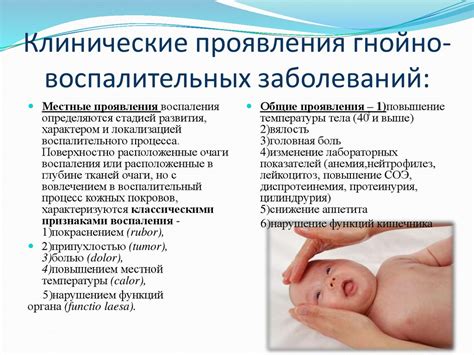 Основные признаки и симптомы у новорожденных