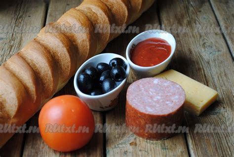 Основные этапы приготовления батона с шпротами в духовке