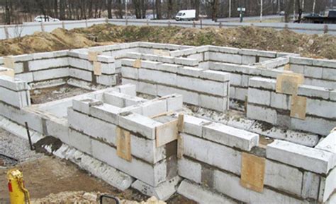 Особенности установки различных видов блоков