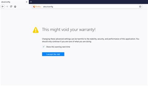 Открываем about:config в Mozilla Firefox: подробный гайд