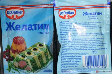 Подготовка желатина: ключевые этапы перед его применением