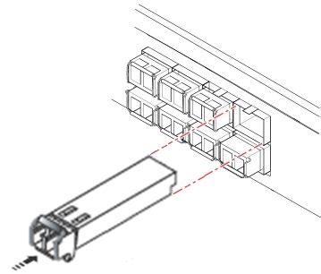 Подключение модуля SFP к коммутатору D-Link