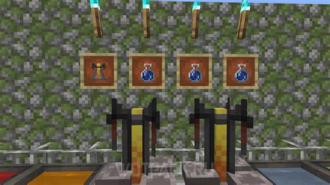 Поиск нужных компонентов для приготовления зелья мобильности в игре Minecraft