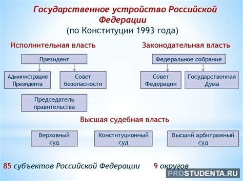 Политическая система Российской Федерации: основные принципы и органы государственной власти