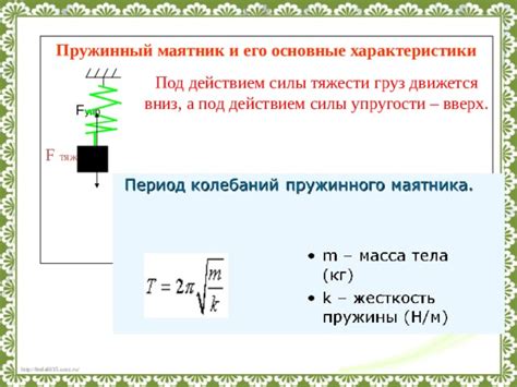 Понятие "пружинный маятник" и его основные характеристики