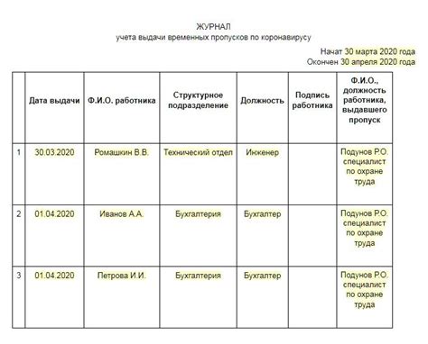 Правовые ограничения и особенности выдачи временных пропусков