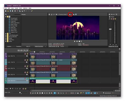 Преимущества отказа от изменения частоты дискретизации видео в программе Sony Vegas Pro 13