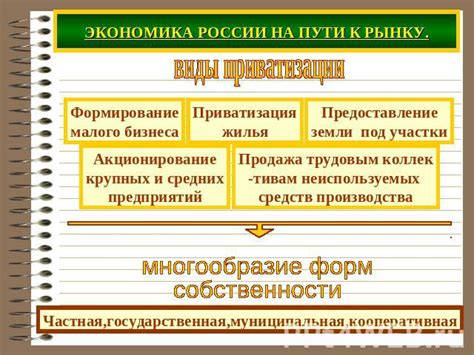 Приватизация и расприватизация в современной экономике