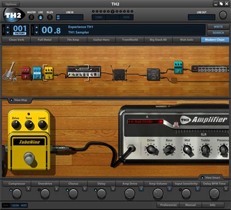 Применение педалей и эффектов в Guitar Rig 5 для увеличения длительности звука