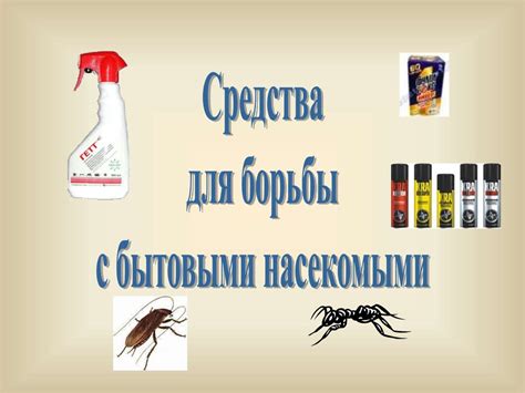 Применение химических средств для эффективной борьбы с насекомыми