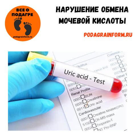 Причины низкой мочевой кислоты