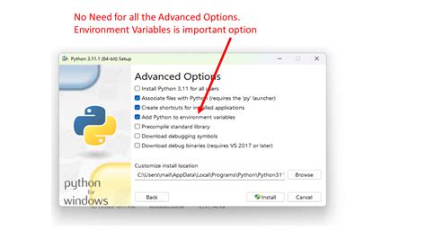 Проверка успешной установки интерпретатора Python
