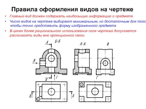 Размещение обозначений и легенды в чертеже: ключевые аспекты