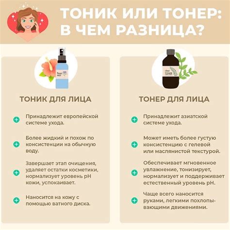 Разница между применением тоника утром и вечером