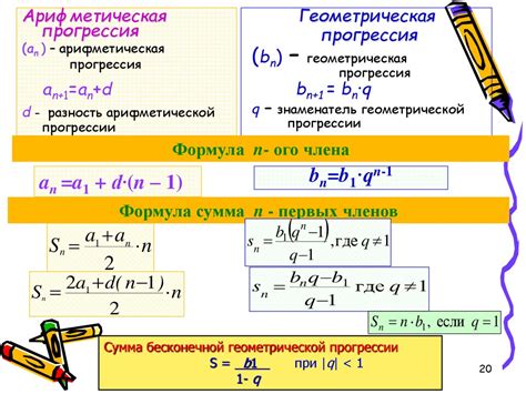 Расчет сложных задач на сумму геометрической прогрессии