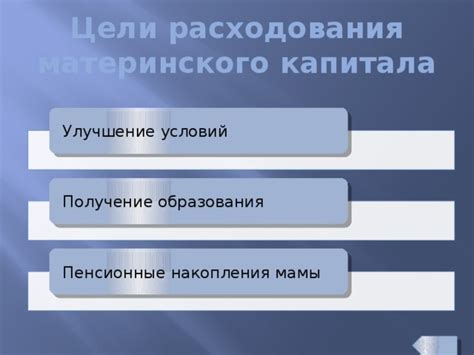 Роль и цели Материнского капитала