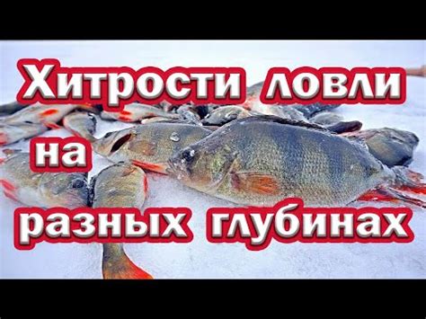 Секреты регулировки льезона на различных глубинах