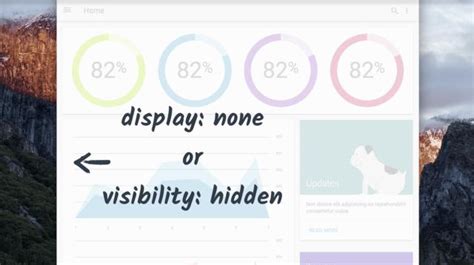 Способы использования свойства "display: none"
