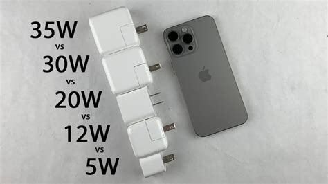Сравнение скорости зарядки: 30W vs 20W для iPhone 12