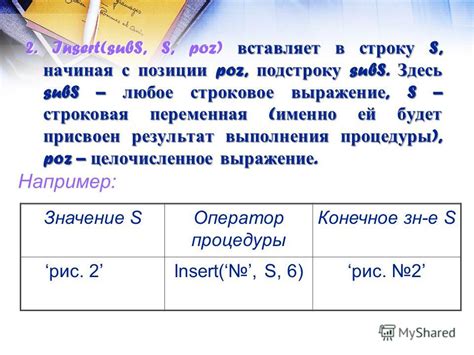 Строковое выражение