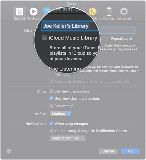 Управление музыкальной библиотекой на устройстве Apple