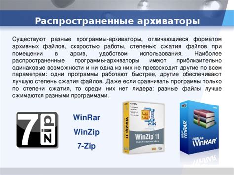 Установка и использование специальных приложений для обработки архивных файлов формата ZIP