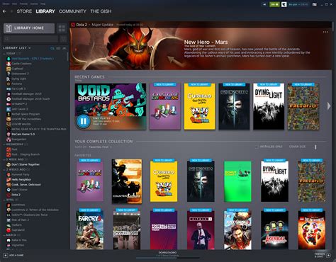 Шаг 2: Выбор фона из магазина Steam