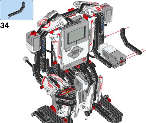  Монтаж деталей и финальное собрание модели из конструктора Lego 